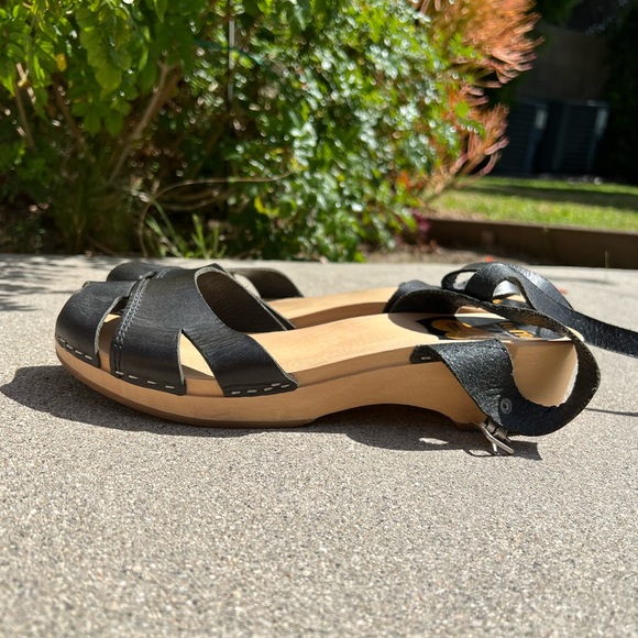 Swedish Hasbeens Toffel sandal clogs size 40 - Picture 3 of 6
